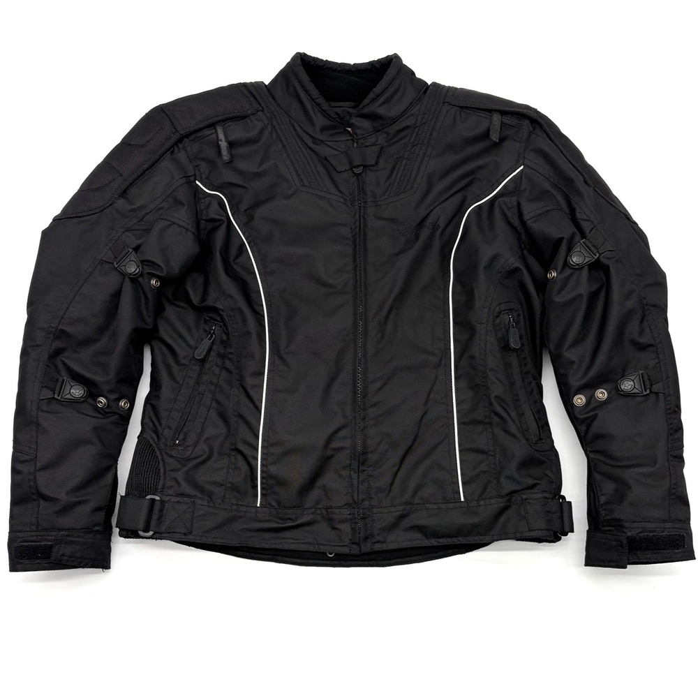 Cortech Women's LRX 2 Motorcycle Jacket Black Size Medium with Removable Liner